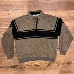 Vintage Classics by Palmland Brown Banded Polo XL Striped